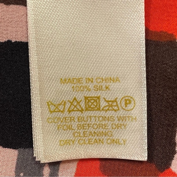 KATE SPADE Zaza Check Silk A-Line Semi Sheer Dress - Picture 9 of 9